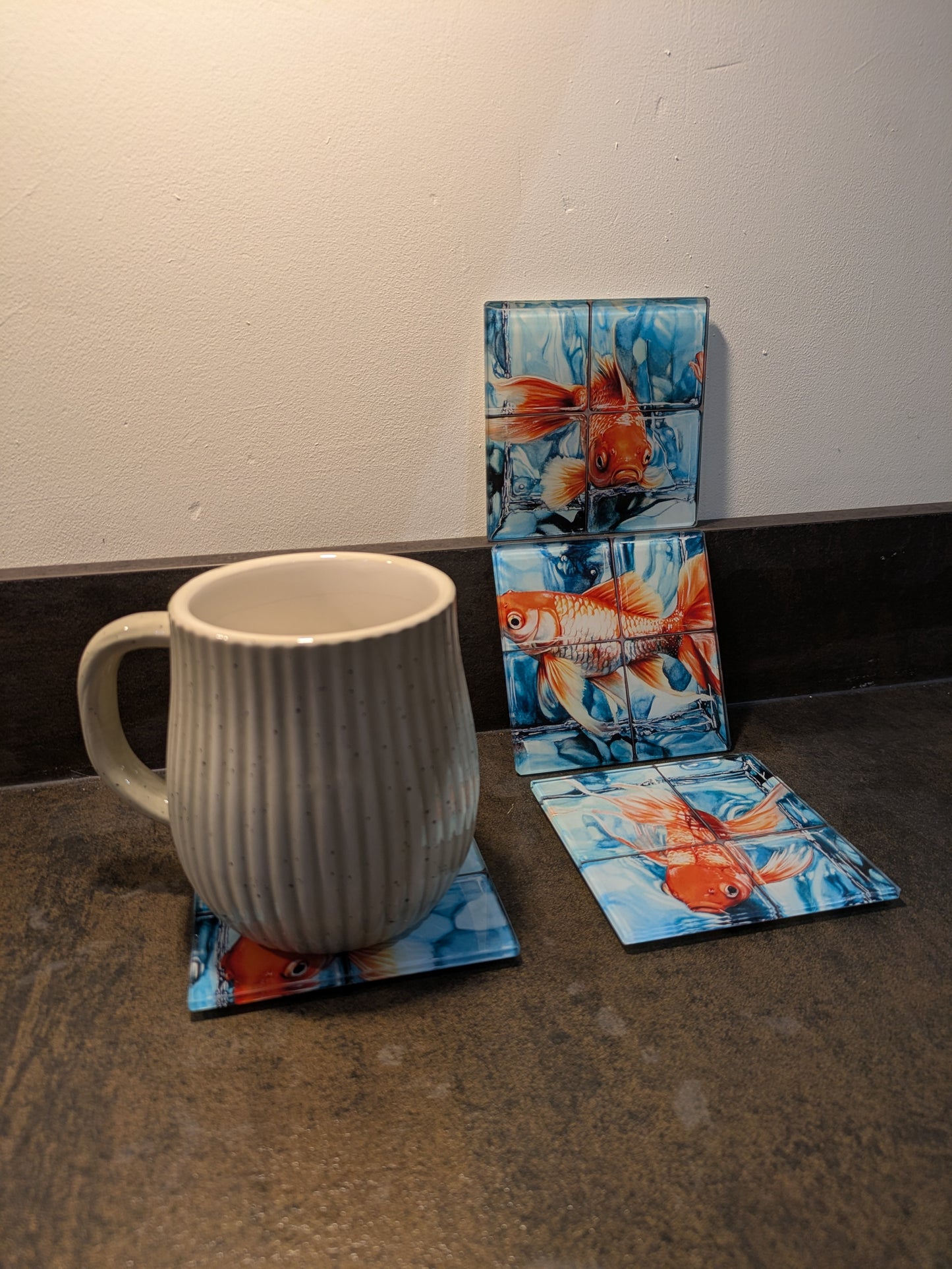 Goldfish Coaster Set