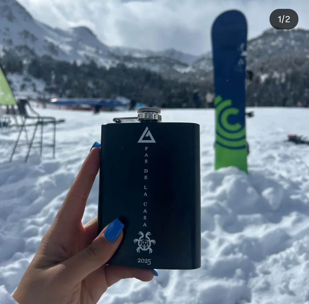 Custom Ski Flask