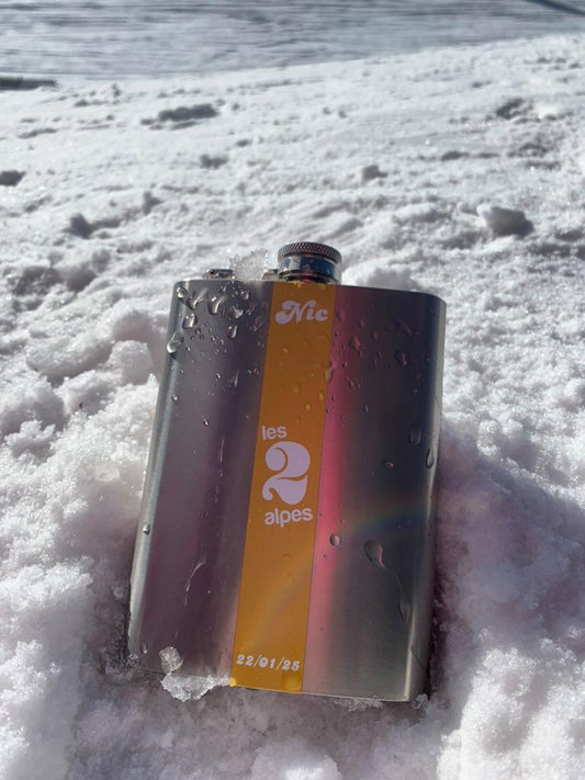 Custom Ski Flask