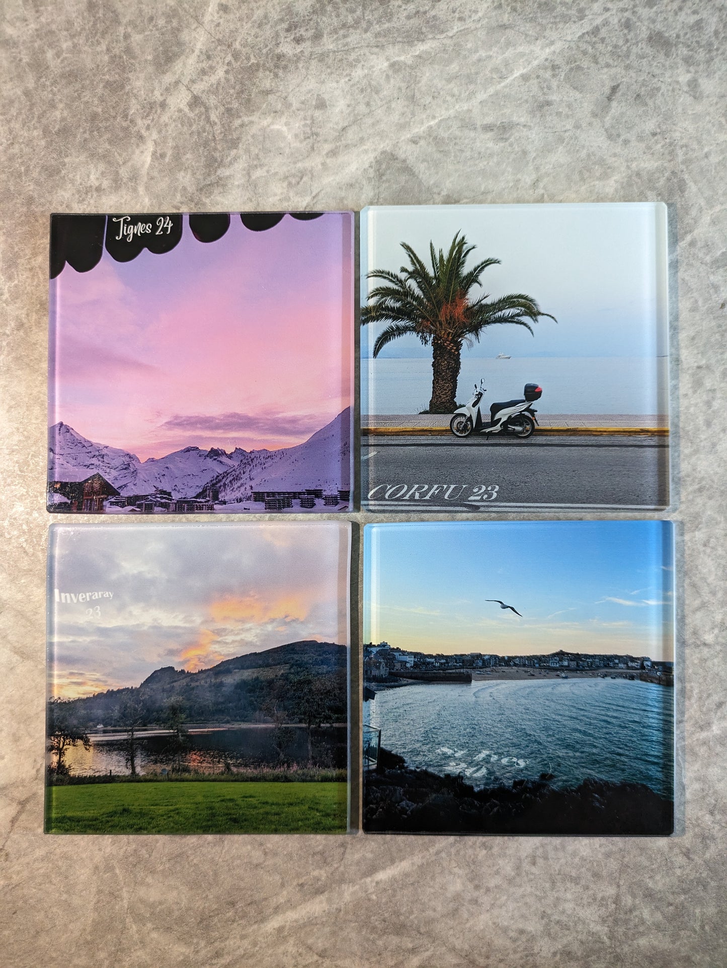 Personalised Glass Coasters