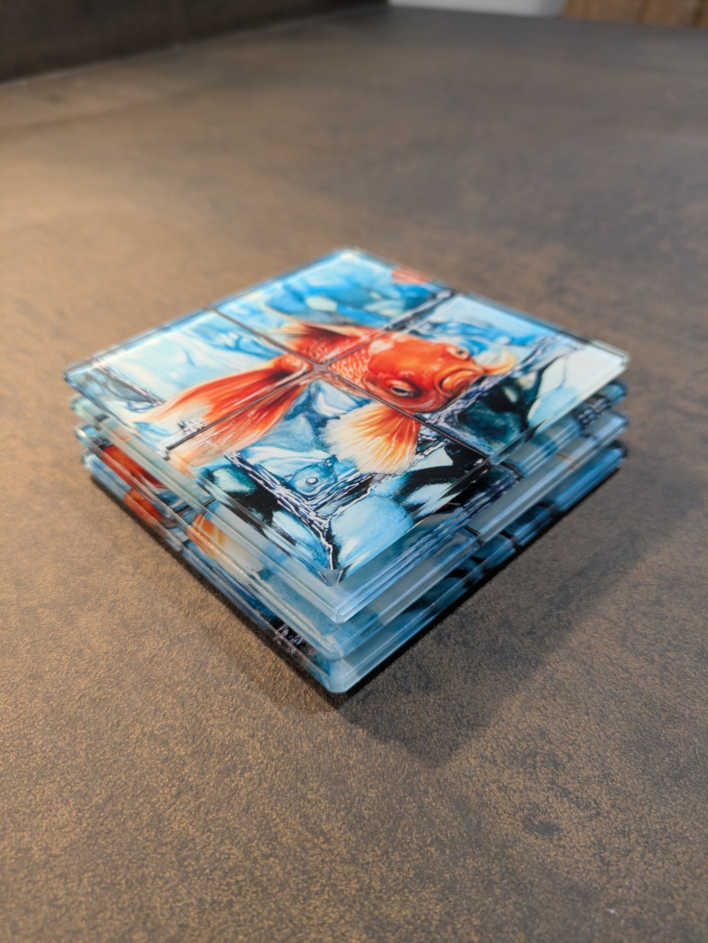 Goldfish Coaster Set